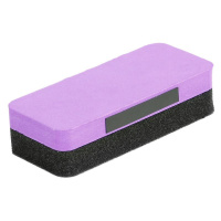 Губка для маркерной доски Attache 50х110мм, фиолетовая, резиновая
