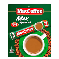 Кофе порционный Maccoffee 3в1 Strong, 20шт/уп