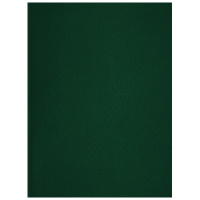 Тетрадь общая Officespace зеленая, А4, 96 листов, в клетку, на скрепке, бумвинил