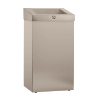 Мусорное ведро Merida Stella R KSA102.R, 47л, металлическое, Anti Finger, с конусным отверстием