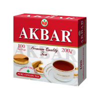 Чай Akbar Limited Edition цейлонский, черный, 100 пакетиков