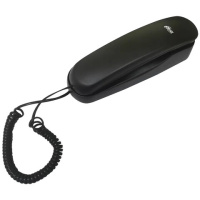 Стационарный телефон Ritmix RT-002 black удержание звонка, тональный/импульсный режим, повтор, черны