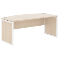 Стол руководителя XQPET 189 Бук Тиара/Белый 1800х914х750 XTEN-QP