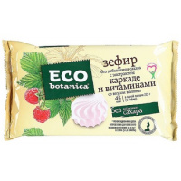 Зефир Eco-Botanica с экстрактом каркаде и витаминами, со вкусом малины, 135г