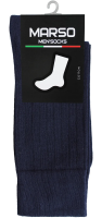 Носки мужские Marso НМГ-0108 хлопок-полиамид синие с принтом, 42-44