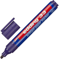 Маркер пигментный Edding E-33/008 фиолетовый, 1.5-3мм, скошенный наконечник