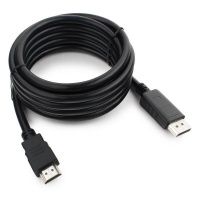 Кабель DisplayPort - HDMI, М/М, 3 м, экр, Cablexpert, чер, CC-DP-HDMI-3M