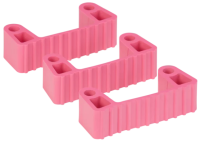 Запасные резиновые ленты Vikan 3шт, розовый, 10021