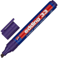 Маркер пигментный Edding E-33/008 фиолетовый, 1.5-3мм, скошенный наконечник