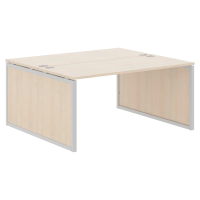 Стол 2-х местный XQPWST 1614 Бук Тиара/Алюминий 1600х1406х750 XTEN-QP