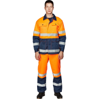 Костюм сигнальный Спектр (р.52-54) 182-188, оранжево-синий, с СОП