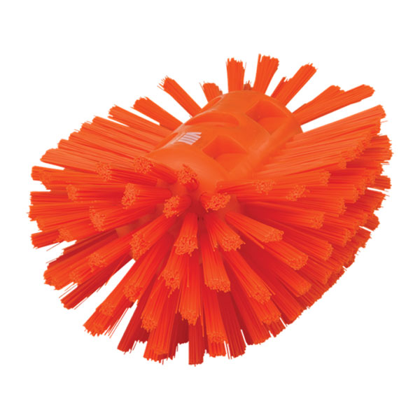 фото: Щетка для очистки емкостей Vikan 70377 20.5см, жесткий ворс, оранжевая