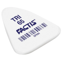 Ластик Factis TRI 65 36х33х6 мм, ассорти, треугольный, PNFTRI65