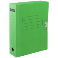 Архивная папка на завязках Officespace зеленая, А4, 75 мм