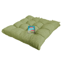 Подушка на стул 'РОГОЖКА', 40x40 см, полиэстер, зеленая, PRIMILA (ПРИМИЛА) LUX, 700500