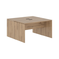 Стол двойной ED2ST 1367 Дуб Денвер светлый/Черный 1360х1346х750 EDIS