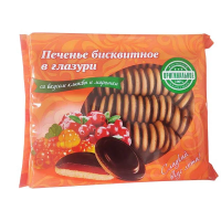 Печенье Кико в темной глазури клюква и морошка, 1.2кг