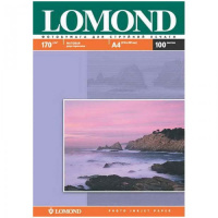 Фотобумага для струйных принтеров Lomond А4, 100 листов, 170г/м2, матовая, двусторонняя, 102006