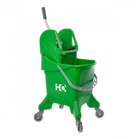 HQ Profiline: Ведро 31л с отжимом на колесах зеленое (шт.) 74623