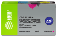 Картридж струйный Cactus CS-SJIC22PM C33S020603 пурпурный (34мл) для Epson ColorWorks C3500