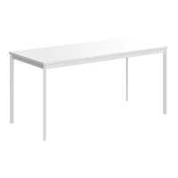 Стол прямой Skyland Imago-S СП-4S, белый/белый полуматовый, 1600х720х755мм