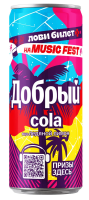 Напиток Добрый Cola Ледяной лимон газированный, 330мл