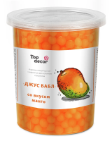 Шарики соковые джус бабл Top Decor манго, 1кг