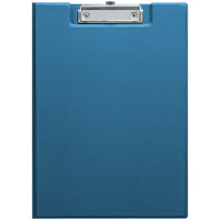Клипборд с крышкой Officespace синий, А4, ПВХ, картон