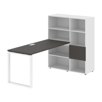 Рабочая станция EQRST 1115 Мокко/Белый 1990х1120х1355 EDIS