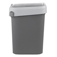 Мусорное ведро Metro Professional 10л, графитный-серый, 25x20x35см