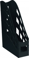 Накопитель для бумаг вертикальный Erich Krause S-Wing А4, 75мм, черный
