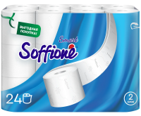Туалетная бумага Soffione Smart двуслойная 24 рулона