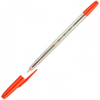 Ручка шариковая Attache Corvet красная, 0.7мм