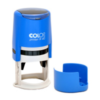 Оснастка для круглой печати Colop Printer d=40мм, синяя, с крышкой