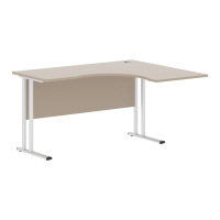 Стол эргономичный СА-3M(R) Мокачино/серебро 1400х1200х755 Imago M