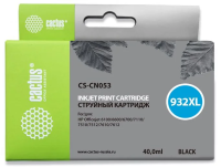 Картридж струйный Cactus CS-CN053 №932XL, 40мл, черный