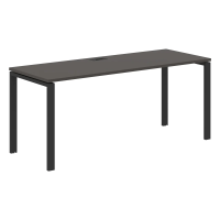 Стол прямой EUST 1767 Мокко/Черный 1760х670х750 EDIS
