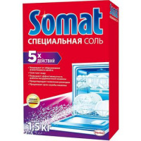Защитное средство для посудомоечной машины Somat 1.5кг, соль