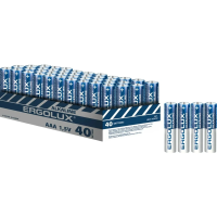 Батарейка Ergolux Alkaline АА LR6, 40шт/уп