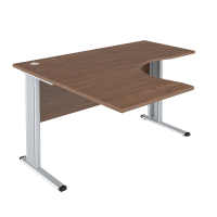 Стол угловой Skyland Imago-M CA-3M, эргономичный, левый, французский орех, 1400х1200х755мм