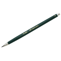 Карандаш механический цанговый Faber-Castell TK 9400 2мм, 2B, зеленый копус