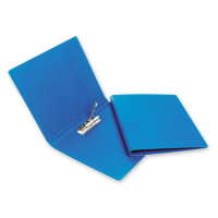 Пластиковая папка с зажимом Bantex Дания-Россия синяя, А4, 3301-01