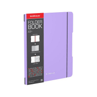 Тетрадь ErichKrause FolderBook Pastel, фиолетовый, А5+, 48 листов, клетка