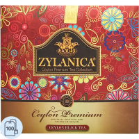 Чай Zylanica Ceylon Premium Collection, черный, 100 пакетиков