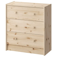 Комод Brabix Scandi Wood SC-001 620х300х700мм, сосна, 3 ящика