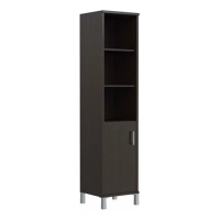 Шкаф-колонка высокий Skyland Born B431.2, венге магия, 475х450х2054мм, с дверью ДСП, левый