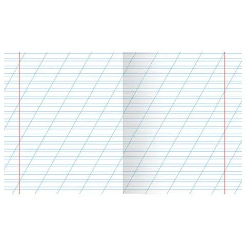 В косую линейку