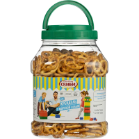 Крендельки Семейка Озби с морской солью банка 450г