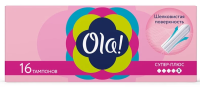 Тампоны Ola! Супер Плюс с шелковистой поверхностью, 16шт