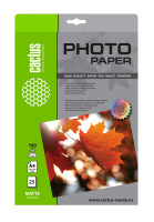 Фотобумага для струйных принтеров Cactus CS-MA419025 А4, 25 листов, 190 г/м2, белая, матовая